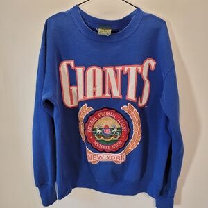 90’s New York Giants Home Team Advantage Vintage NFL Crewneck Sweatshirt - L